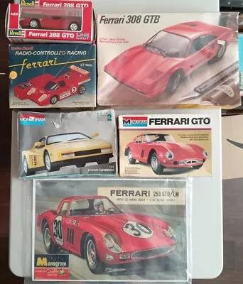 Ferrari Collection 3 Model Kits Die-cast Radio Controlled & Artwork • $69.99