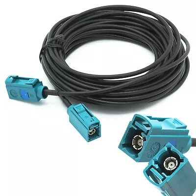 6m Meter FAKRA Car Antennas Extension Cable To Female Car Adapter Z RG174 • £11.22