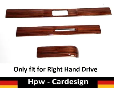 DASH WOOD TRIM DASHBOARD Mercedes W123 ZEBRANO WOOD RIGHT HAND DRIVE NEW • $211.57