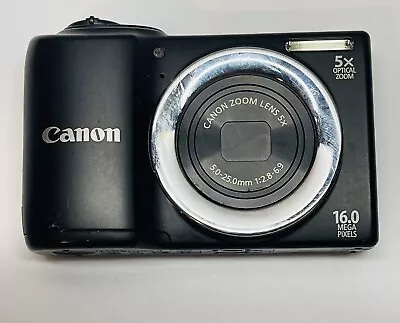 Camera Canon Power-shot 810 HD 16.0MP Black Digital Camera For Repair • $14