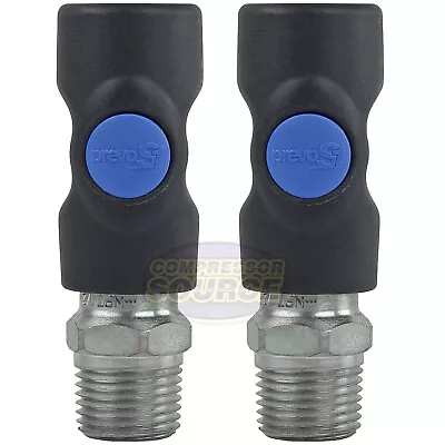 2 Pack Prevost Safety Air Plug Coupler ISI061253 1/4  1/2  MNPT Quality Prevo S1 • $56.95