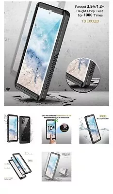 Temdan Samsung Galaxy Note 10 Plus Phone Case Waterproof Screen Protector  • £17.99