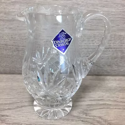 Edinburgh  Cut  Crystal Jug In Perfect Condition With Label • £19