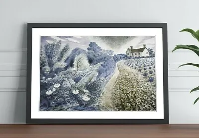 £19.99 • Buy Eric Ravilious Essex Farmhouse FRAMED WALL ART POSTER PAINTING PRINT 4 SIZES