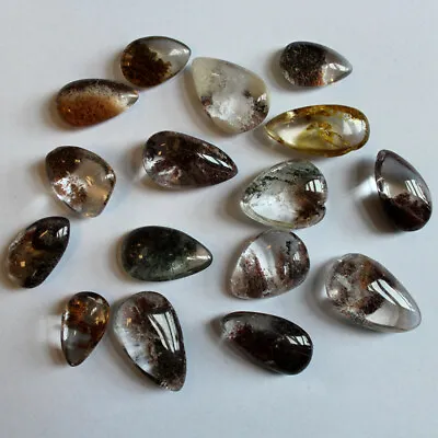 10Pcs Natural Rock Ghost Phantom Quartz Crystal Gemstone Specimen Healing Reiki • $15.67