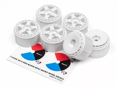 HPI 1/18 Fifteen52 TURBOMAC Wheels WHITE Micro RS4 (6PCS) #114371 • $12.49