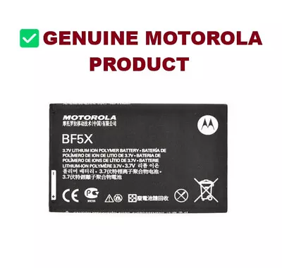 OEM Motorola BF5X Battery  SNN5885A For DROID 3/DEFY/BRAVO/Electrify/XT860/MB525 • $18