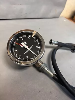 NICE JONES Motrola Tachometer USA 5201-B-113 10000 RPM Cable Driven UNTESTED • $299.99