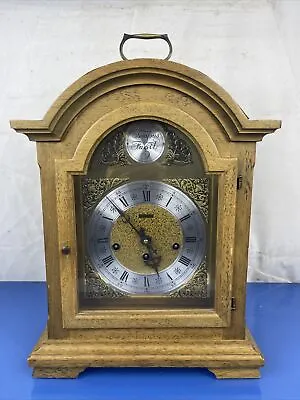 ￼Vintage Mauthe Tempus Fugit Chime Mechanical Wind Clock Rare • $250