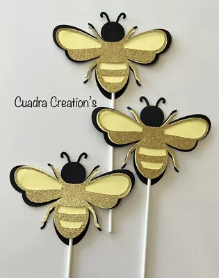 Bee/ Centerpieces Stick/bee Decorations/confetti/baby Shower /bee • $7