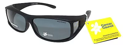 $47.45 • Buy Gift Cancer Council Mens Cover Specs Polarised Sunglasses Culburra FitoverDrive