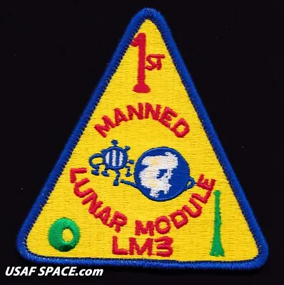 LM-3 - APOLLO 9 - NASA 1st MANNED LUNAR MIODULE - ORIGINAL AB Emblem SPACE PATCH • $11.95