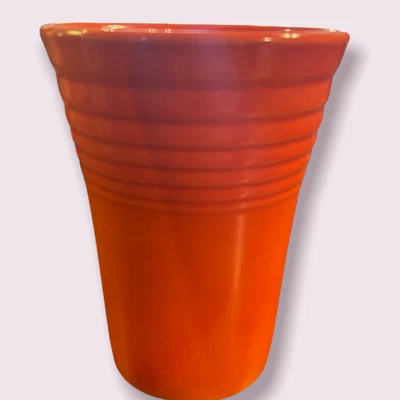 $34.99 • Buy Fiesta Ware Water Tumbler Glass In Red Vintage