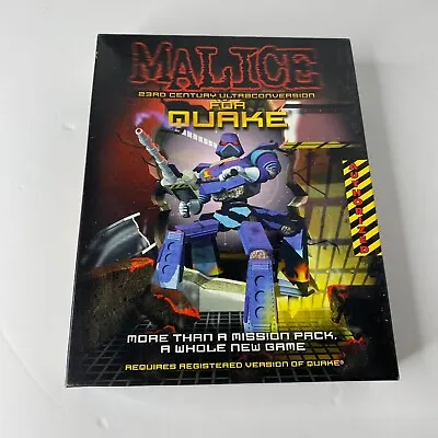 £49.95 • Buy Malice 23rd Century Ultraconversion For Quake 1997 Big Box PC CD-ROM