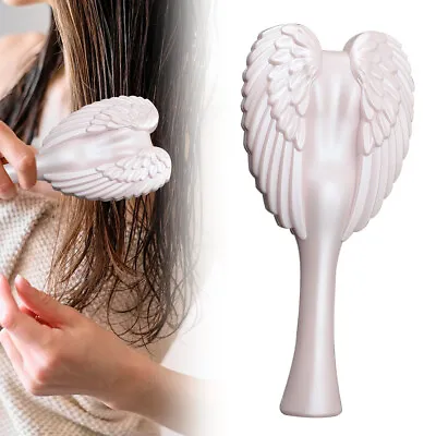 Angel Detangling Hair Brush Handle Magic Anti-static Tangle Hairbrush Comb NEW • £4.69