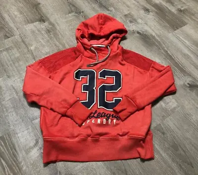 SuperDry Mens Hoodie Size M Medium Drawstring Sweatshirt • $29.95