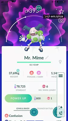 *Shiny Mr.Mime* Mini P T C Have 80.000 Stardust - Description • $4.99