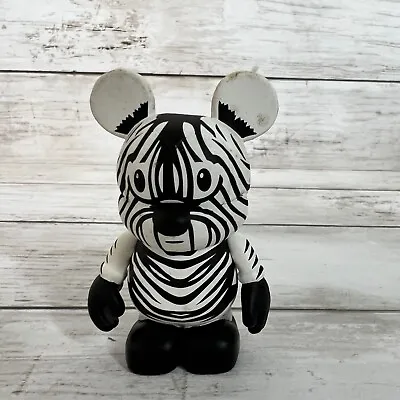DISNEY PARKS Vinylmation Zebra Animal Kingdom Series 3  Figure Dan WDW Toy Used • $3.59