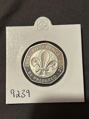 2007 The Royal Mint Scouting Movement UK Proof Fifty Pence 50p Coin (9239) • £9.99