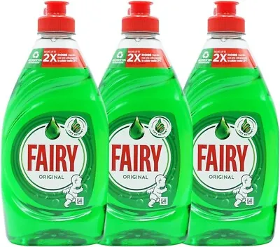 Fairy Washing Up Liquid Original 320ML  X 3 • £7.49