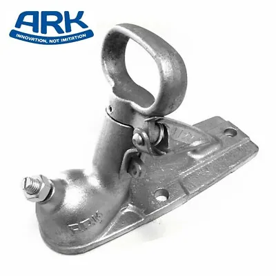 $35 • Buy Ark 3 Hole Zinc Bolt-On Trailer Coupling Hitch Quick Release 2000kg Rate MB