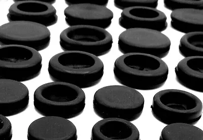 Panel Hole Plugs For 1/16  Thick Sheet Metal Solid Rubber Grommet 7 Size Options • $9.83