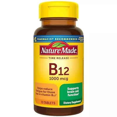 Nature Made Vitamin B12 1000 Mcg Dietary Supplement For Energy Metabolism Sup... • $14.27