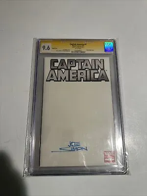 Captain America #1 Blank Variant Sketch Cover CGC 9.6 Signed By Joe Simon • £481.76