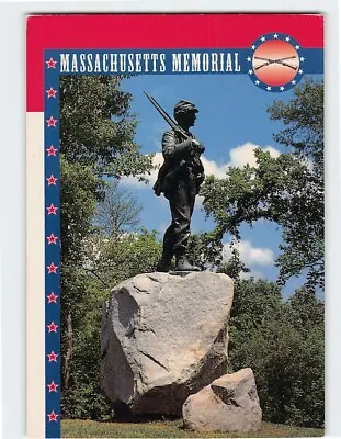 Postcard Massachusetts Memorial Vicksburg National Military Park Vicksburg MS • $6.29