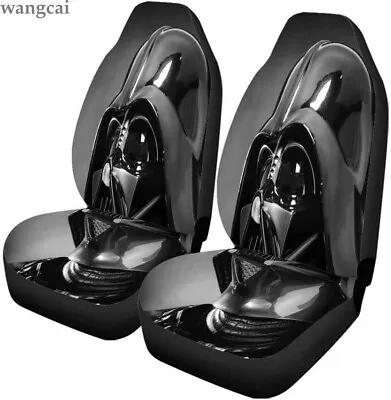 $60.79 • Buy Star Wars Darth Vader Car Seat Covers 2-Seats Front Cushion Protector Fans' Gift