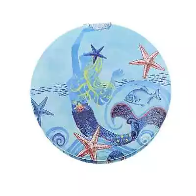 Mermaid Makeup Mirror Purse Folding Compact PU Leather 2X Magnification • $9.60