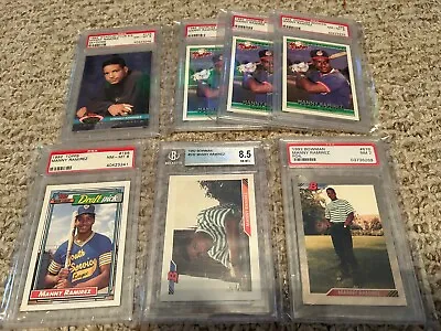 1992 Manny Ramirez Graded Lot (7) Rookie RC PSA BGS Bowman Topps Donruss Gold • $45