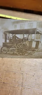 Rare RPPC Early Steam Or Gas Engine Tractor Farming Vintage Real Photo Postcard • $49.99