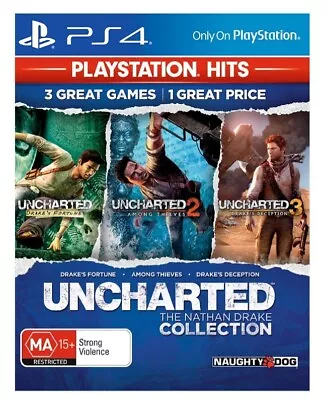 Uncharted: The Nathan Drake Collection - Playstation 4   (brand New Sealed) • $29.71