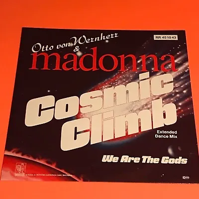 Madonna Otto Von Wernherr Cosmic Climb We Are The Gods Germany 12  1986 • $39.99