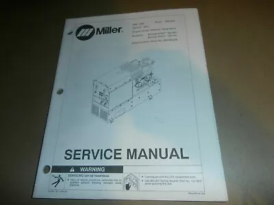 Miller Bobcat 225D 200D Welding Generator Welder Service Manual • $29.99