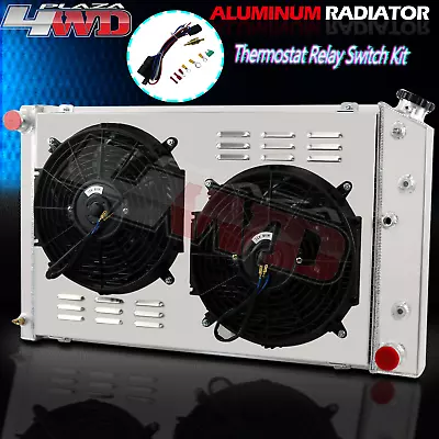 4 Row Radiator Shroud Fan For 1970-1988 Chevy Monte Carlo El Camino GMC C3500 V8 • $279