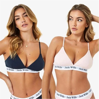£17.99 • Buy JACK WILLS Biddstone Multipack Bralette 2 Pack UK 12