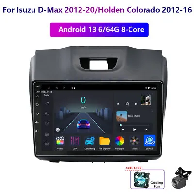 6+64G For Isuzu D-Max/Holden Colorado 2012-16 Carplay Android13 Car Stereo Radio • $303.59