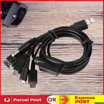 5 In1 USB Charger 1.2m/4 Ft Charging Cable For Nintendo NDSL / NDS NDSI XL 3DS • $14.09