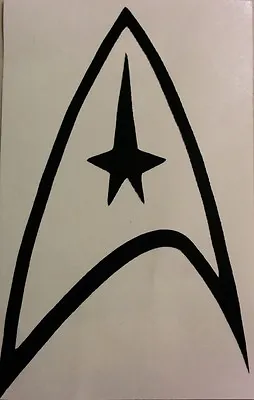 $2.99 • Buy Star Trek Starfleet Logo Vinyl Sticker Decal Home Laptop Choose Color/size
