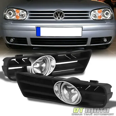 $46.99 • Buy 1999-2006 VW Golf Mk4 GTI Vent Grille Cover +Fog Lights W/Switch+Bulb Left+Right