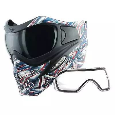 $79.95 • Buy V-Force Grill Mask - SE Spangled Hero W/ Smoke Lens - Paintball