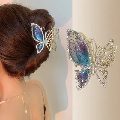 £4.68 • Buy Women Headwear Hair Clips Delicate Hairpin Butterfly Hair Claw Hair Accessories