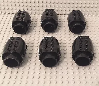 Lego 6 Pieces Black Jet Aircraft Engine Large Cylinder / Batman Batmobile Parts • $8.58