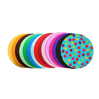 CAKE BOARD - ROUND DRUMS - SINGLE BOARDS 12mm Thick - Many Colours Available • £3.45