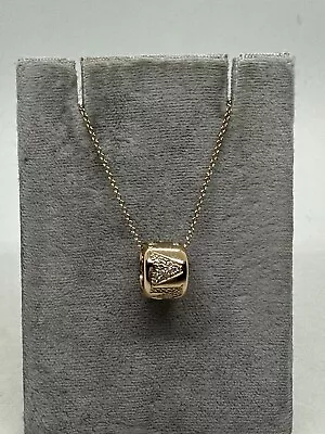 Pasquale Bruni New 18k Rose Gold Diamond AMORE Necklace Pendant Barrel Love Ruby • $1600