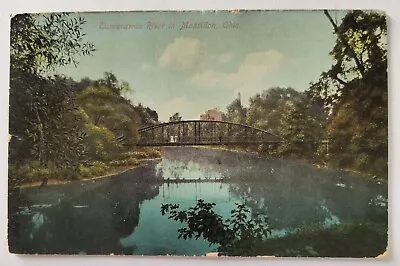 Scene On The Tuscarawas River Massillon Ohio OH Early 1900's Postcard L3 • $6.91