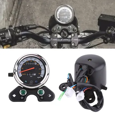 MotorcycledigitalspeedotachometerKPHMPHchoptrikestreetfighteruniversal • $48.98