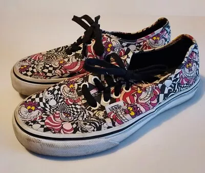 $30 • Buy VANS Disney’s Alice In Wonderland Cheshire Cat Shoes Men 5.5 Womens 7